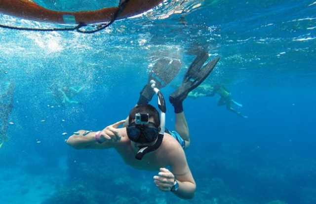 snorkel con go pro